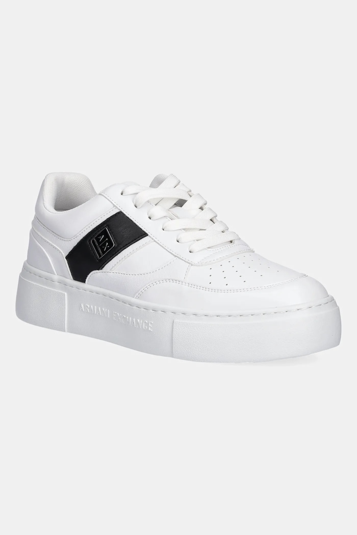 Armani Exchange sneakersy platforma biały XDX176.XV917.K488