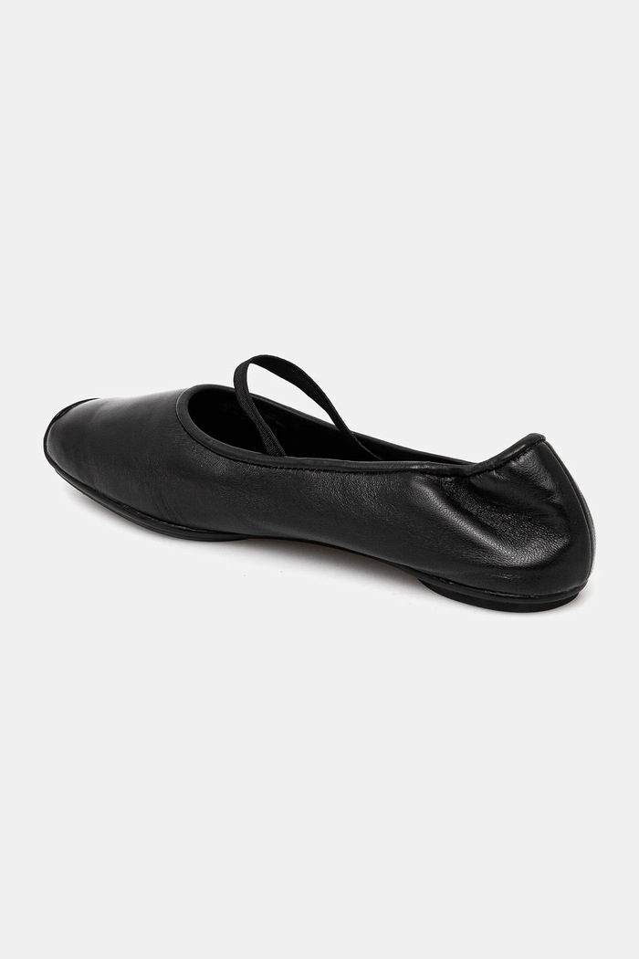 Obuv Kožené balerínky Tory Burch Runway Ballet 157625.006 čierna