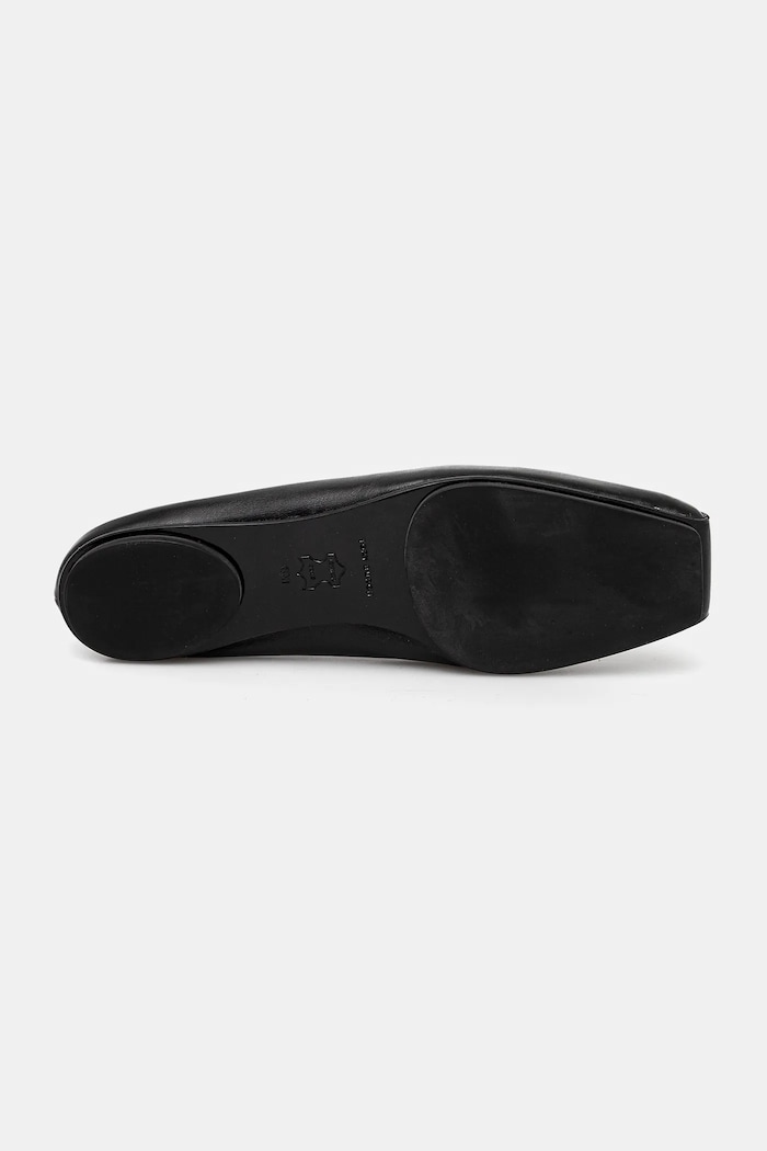 Kožené balerínky Tory Burch Runway Ballet čierna 157625.006