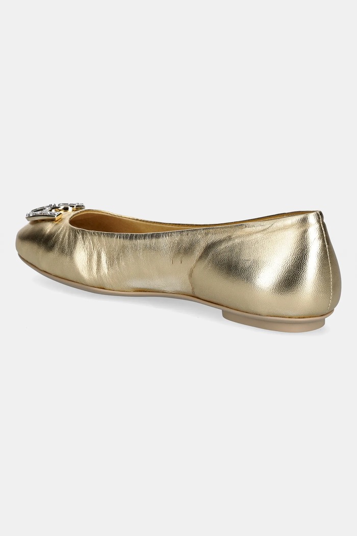 Παπούτσια Δερμάτινες μπαλαρίνες Furla Ballet Ballerina YJ02BAL.5R0000.2613S χρυσαφί