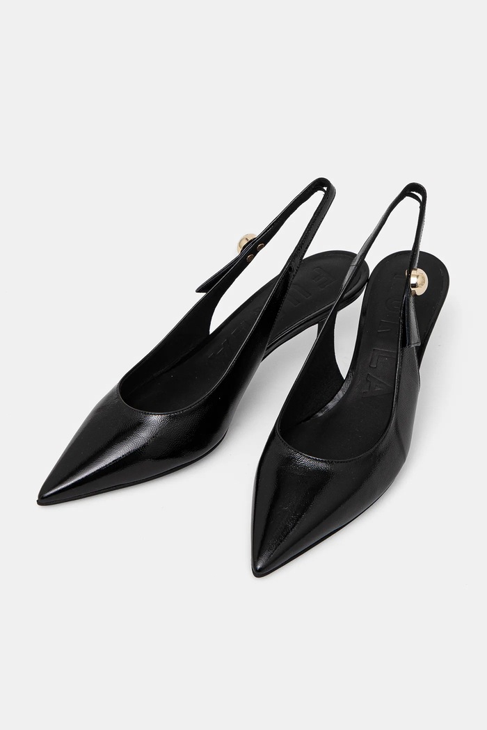 Szpilki skórzane Sfera Slingback Furla YJ07SFE.Y57000.O6000 czarny