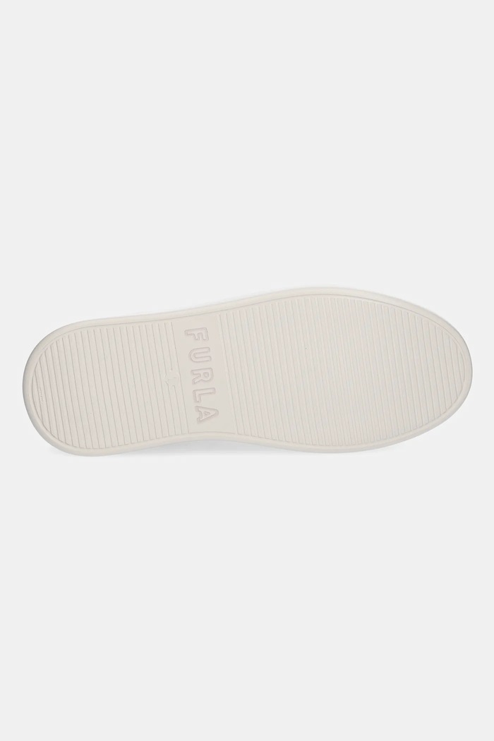 Кожени маратонки Furla Sport Lace-Up Sneaker YJ17SPT.BX3714.P3300 сребърен