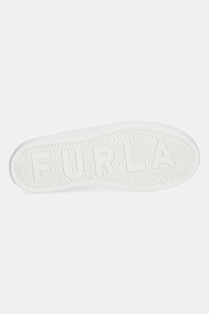 Furla sneakersy skórzane Enjoy Lace-Up Sneaker YJ10ENJ.BX3726.3751S biały