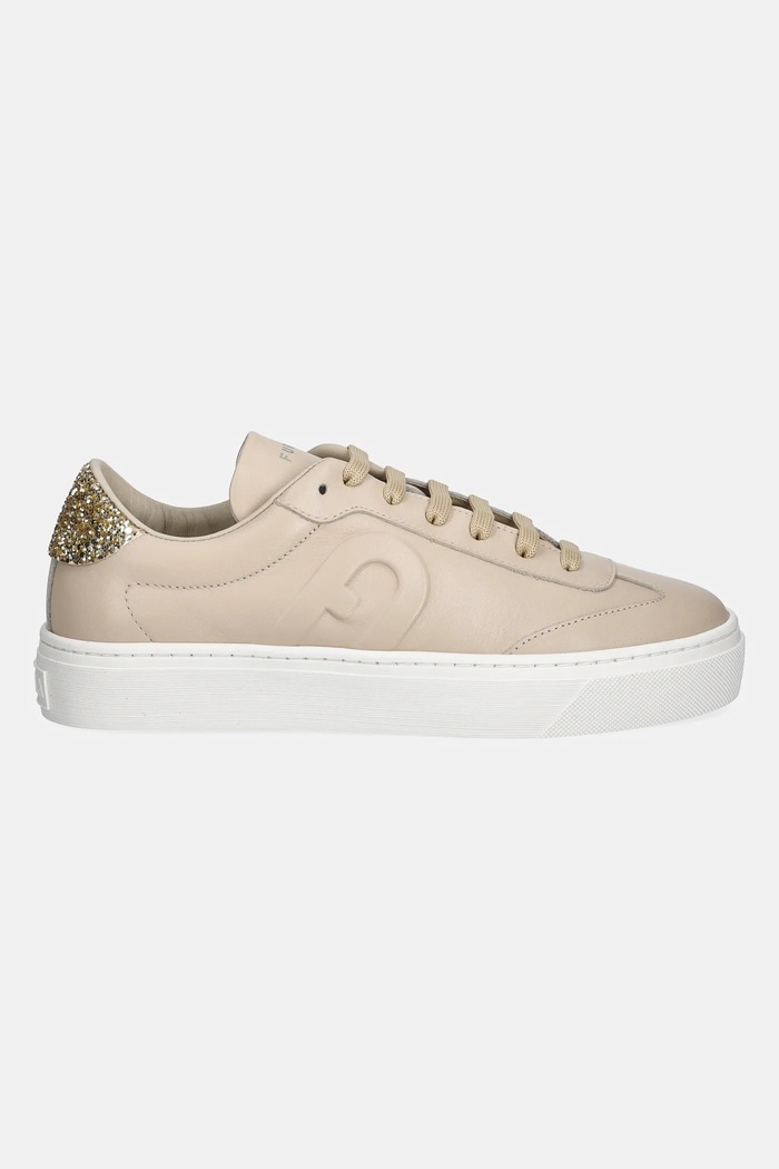 Furla sneakersy skórzane Enjoy Lace-Up Sneaker YJ10ENJ.BX3726.3735S beżowy SS25