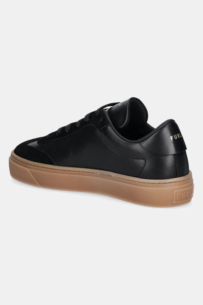 Cipők Furla bőr sportcipő Enjoy Lace-Up Sneaker YI79ENJ.BX3712.3482S fekete