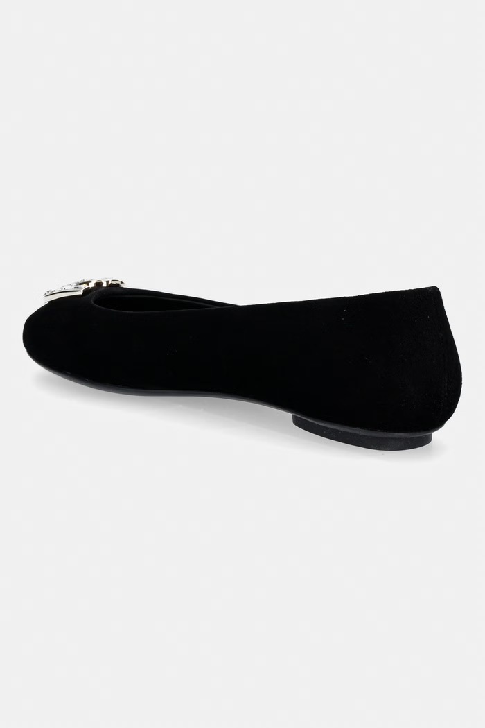 Obutev Balerinke iz semiša Furla Ballet Ballerina YJ02BAL.C10000.O6000 črna