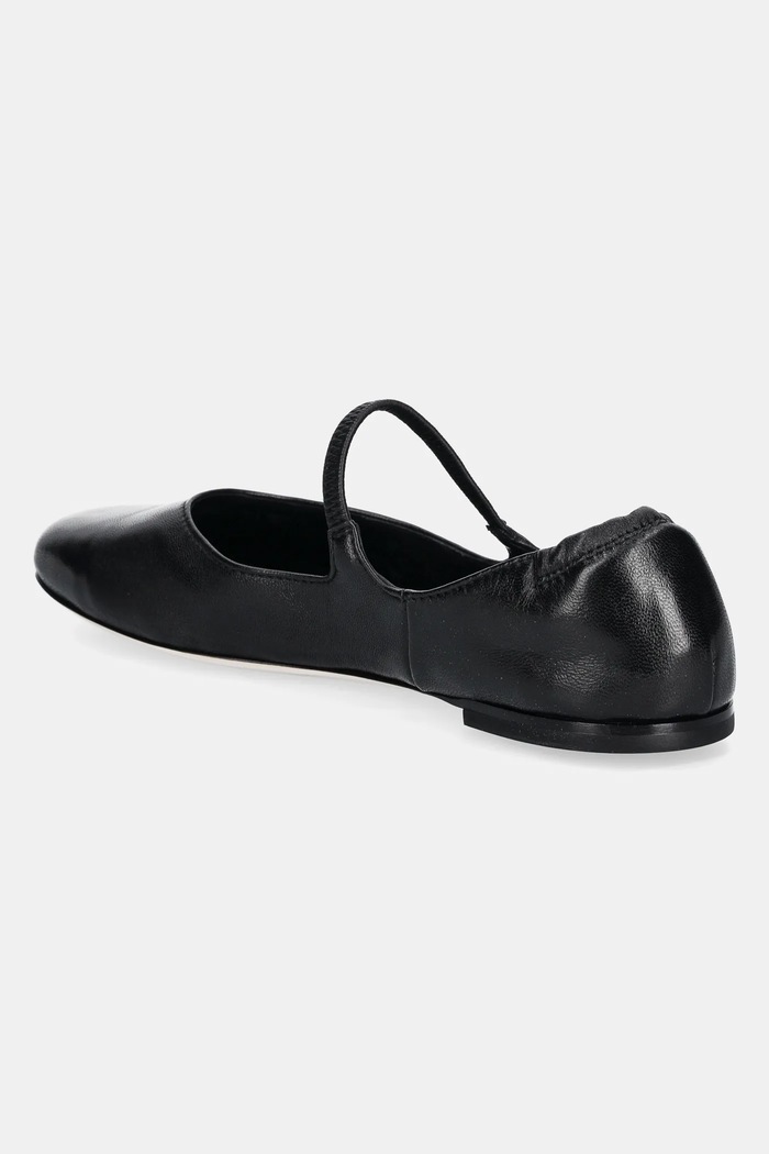 Boty Kožené baleríny AGL Iris D834075PCSOFTY0000 černá