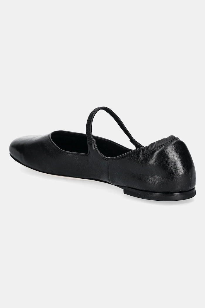 Boty Kožené baleríny AGL Iris D834075PCSOFTY0000 černá