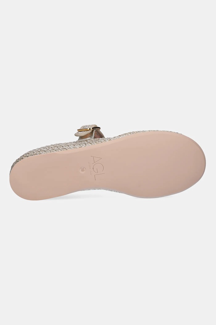 Baleríny AGL Hoola Hoop Bebe' D562003PCKA230G017 zlatá