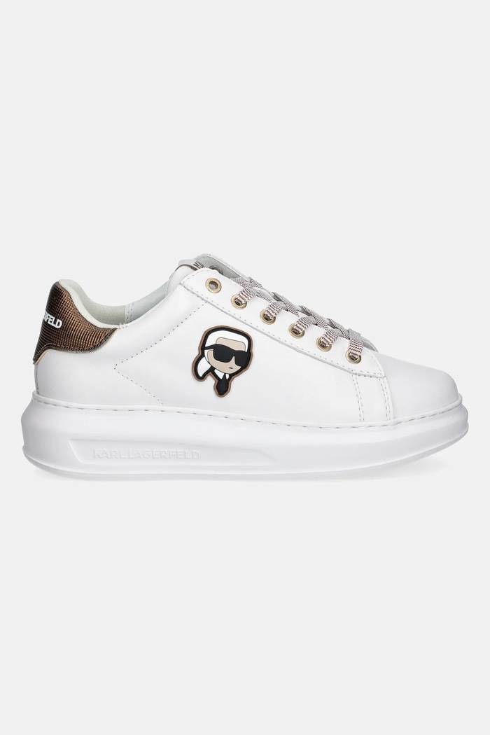 Karl Lagerfeld bőr sportcipő KAPRI NFT KL62531N.01Z fehér SS25
