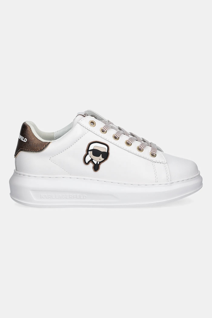Karl Lagerfeld bőr sportcipő KAPRI NFT KL62531N.01Z fehér SS25