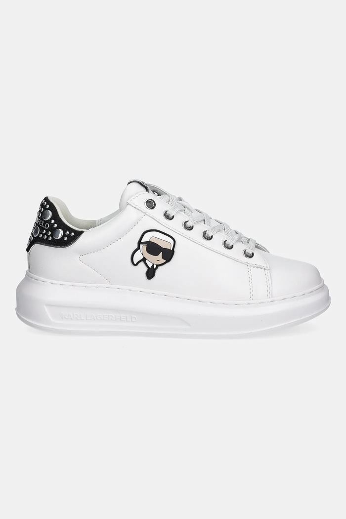 Kožené tenisky Karl Lagerfeld KAPRI NFT KL62529M.01S bílá SS25