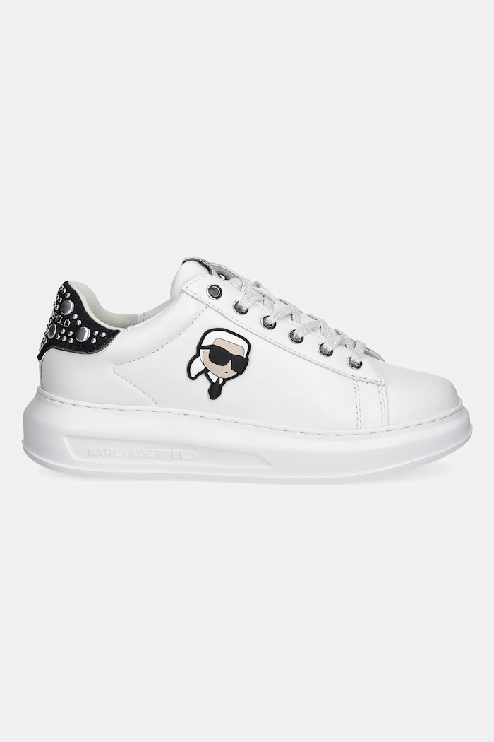 Kožené tenisky Karl Lagerfeld KAPRI NFT KL62529M.01S bílá SS25