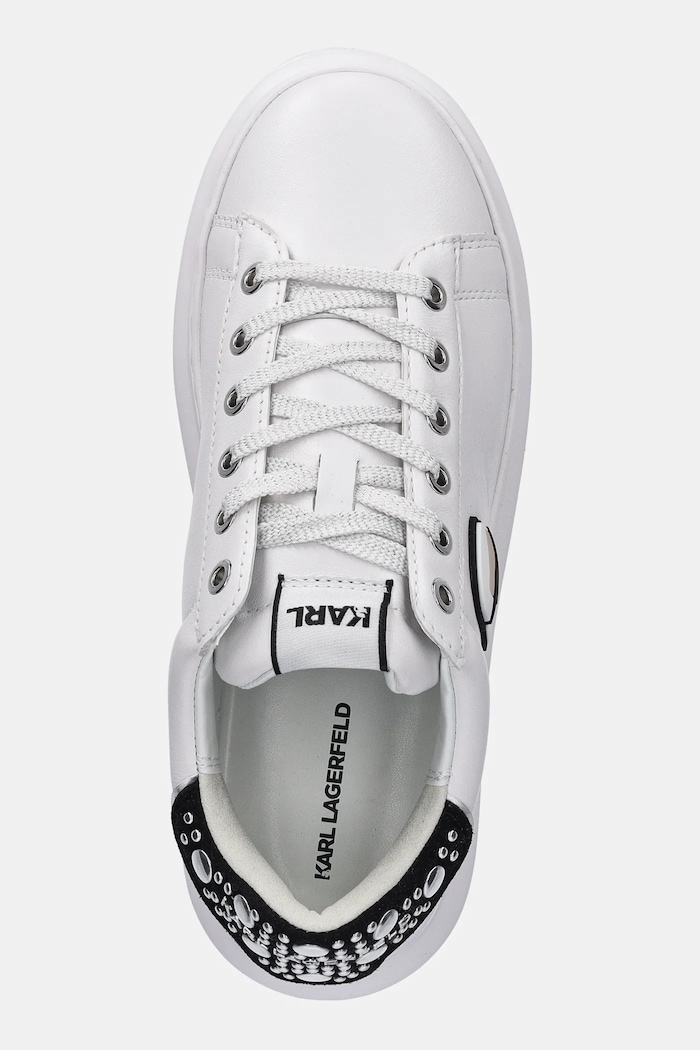 Kožené tenisky Karl Lagerfeld KAPRI NFT bílá KL62529M.01S
