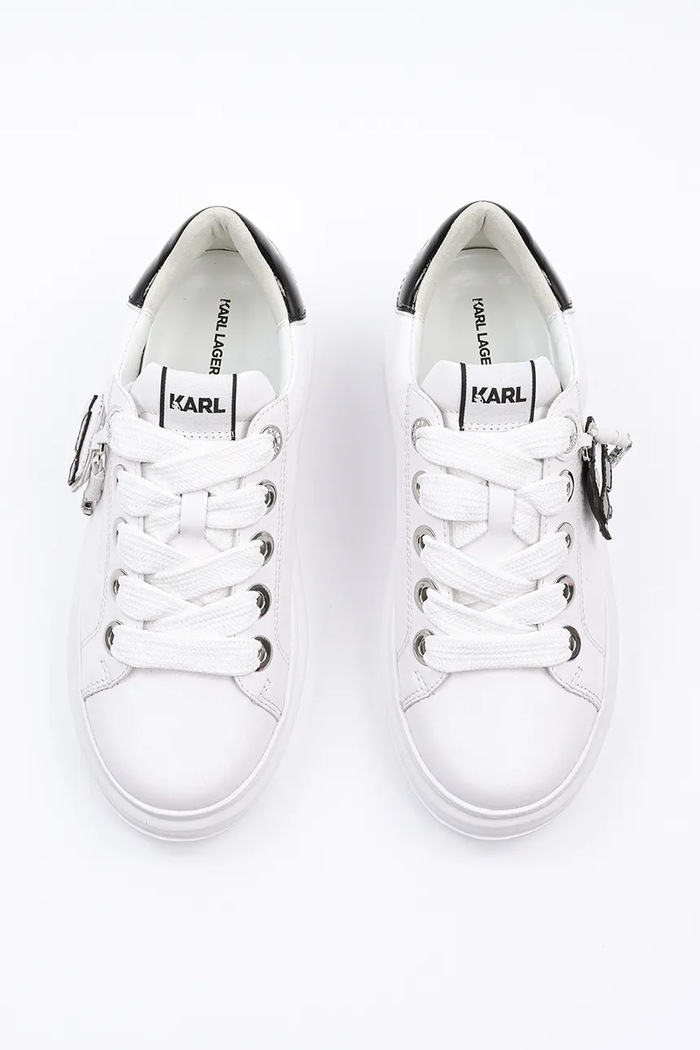 Kožené tenisky Karl Lagerfeld KAPRI bílá KL62576T.011