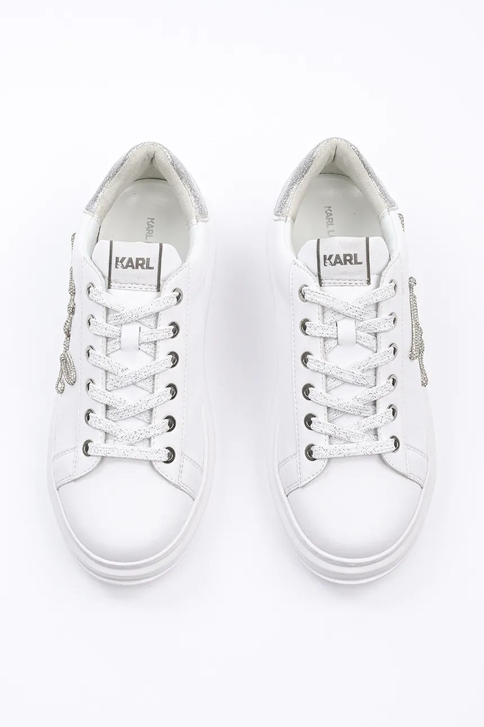 Kožené tenisky Karl Lagerfeld KAPRI KL62511G.01S bílá
