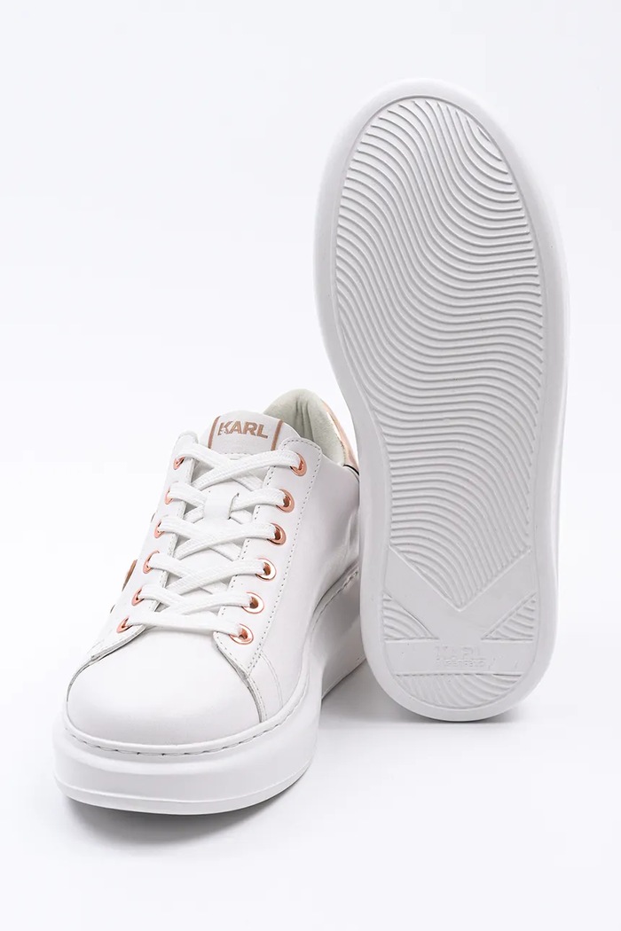 Karl Lagerfeld sneakersy skórzane KAPRI KL62511A.11P biały