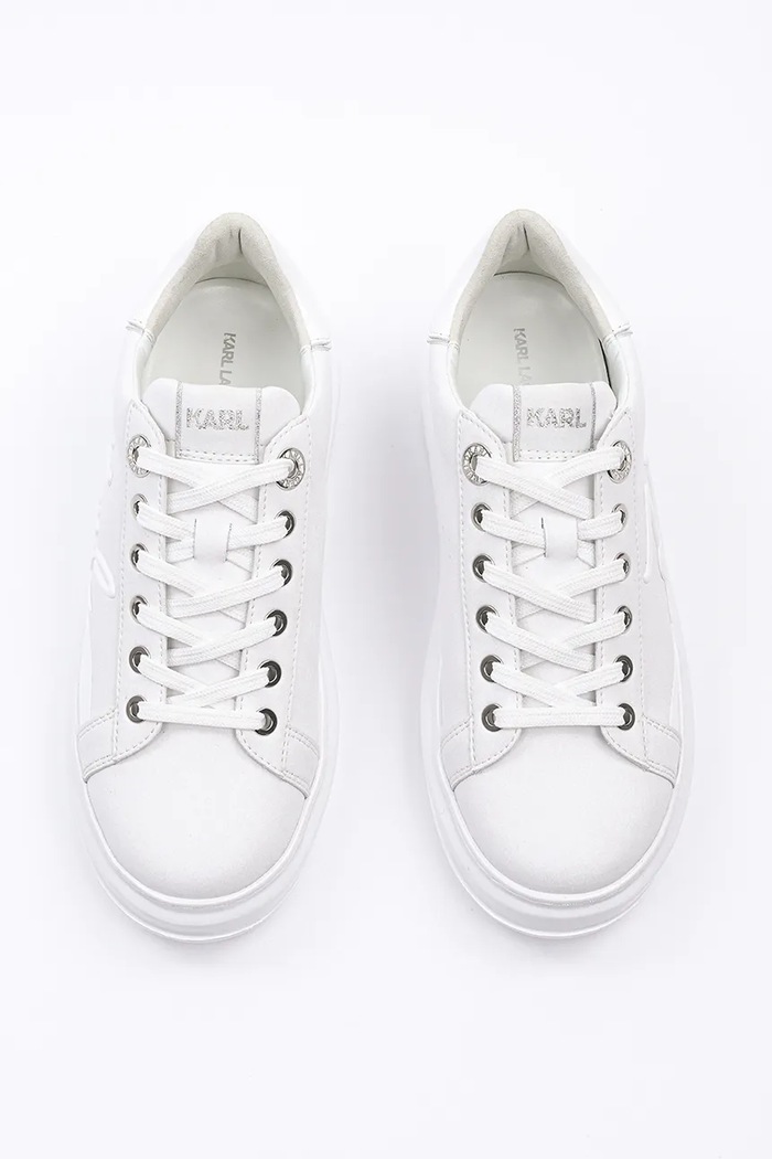 Karl Lagerfeld sneakers din piele KAPRI alb KL62548F.01W