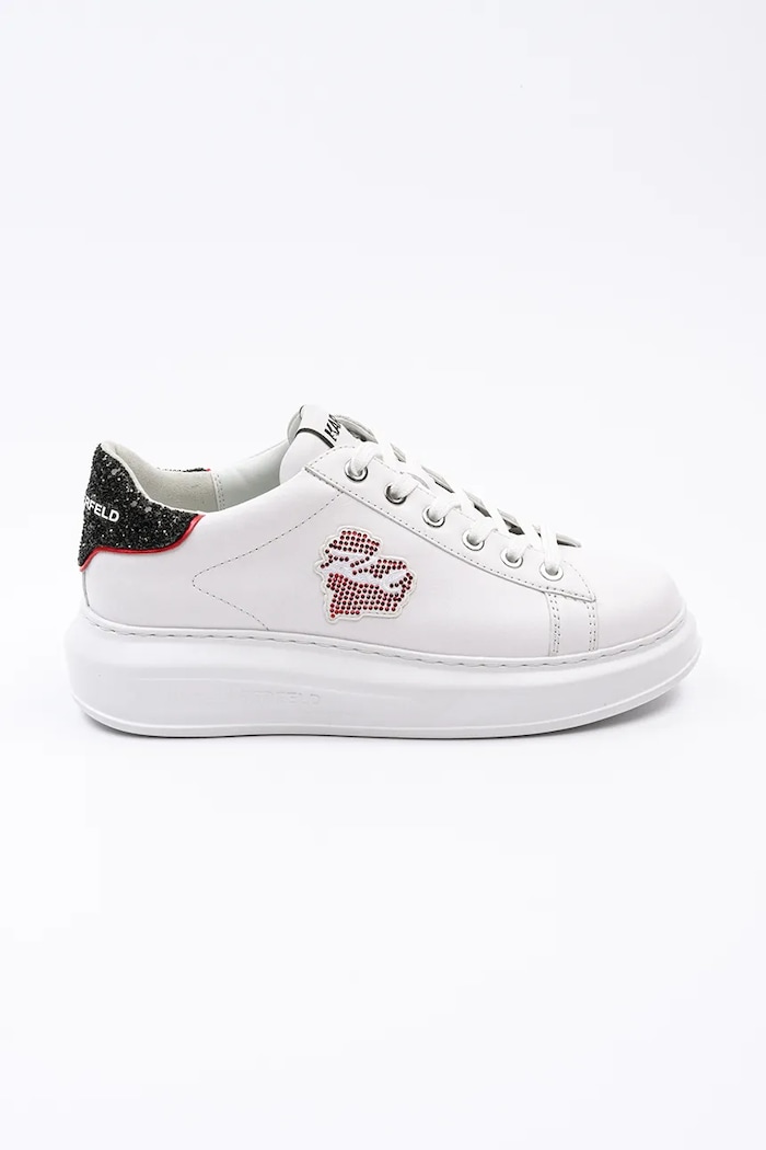 Karl Lagerfeld sneakersy skórzane KAPRI Planet friendly biały KL62515V.011