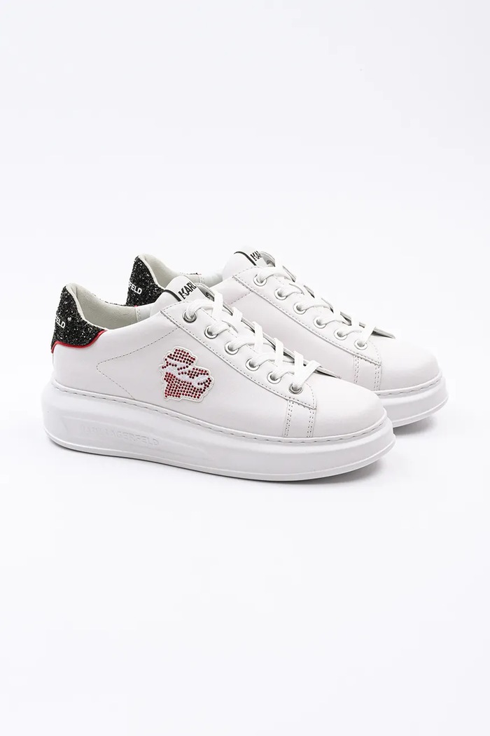 Karl Lagerfeld sneakersy skórzane KAPRI KL62515V.011 biały SS25