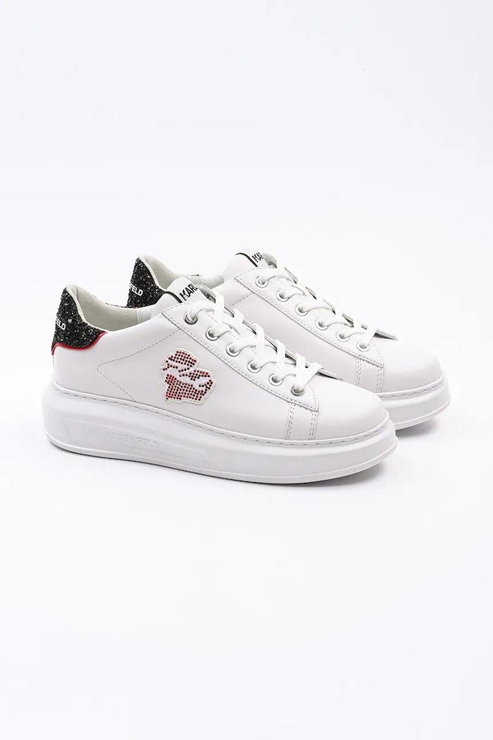Karl Lagerfeld sneakersy skórzane KAPRI KL62515V.011 biały SS25