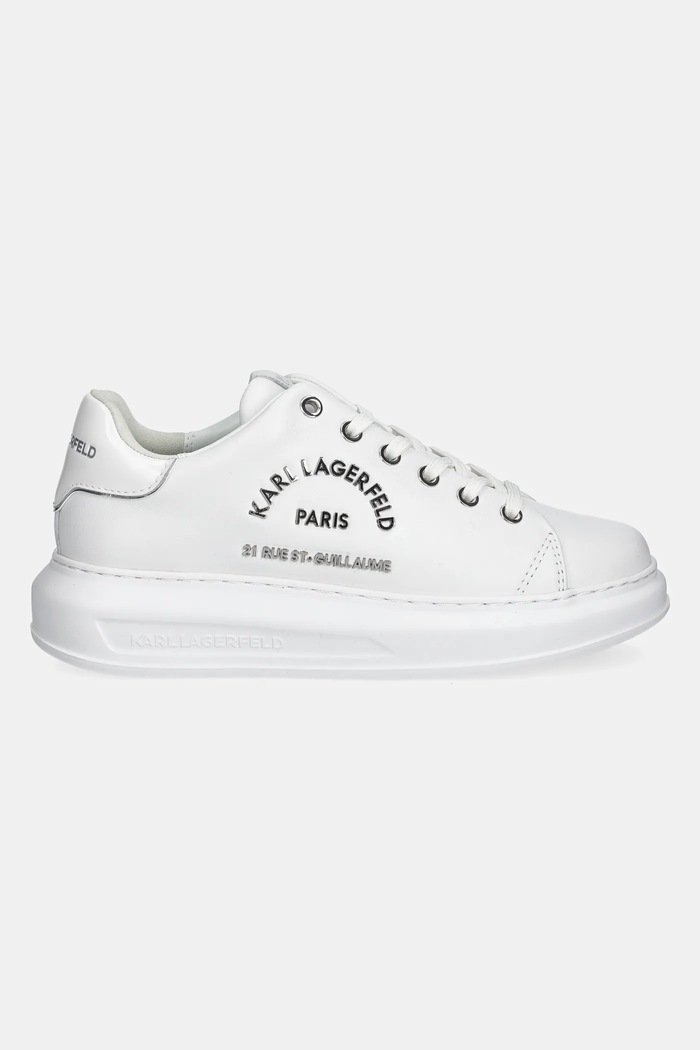 Kožené tenisky Karl Lagerfeld KAPRI KL62539K.01S bílá SS25
