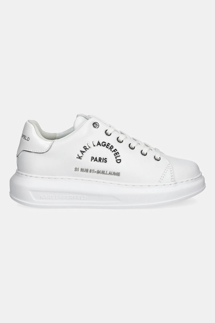 Kožené tenisky Karl Lagerfeld KAPRI KL62539K.01S bílá SS25