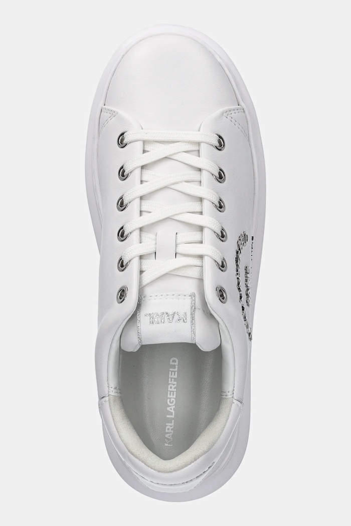 Kožené tenisky Karl Lagerfeld KAPRI bílá KL62539K.01S
