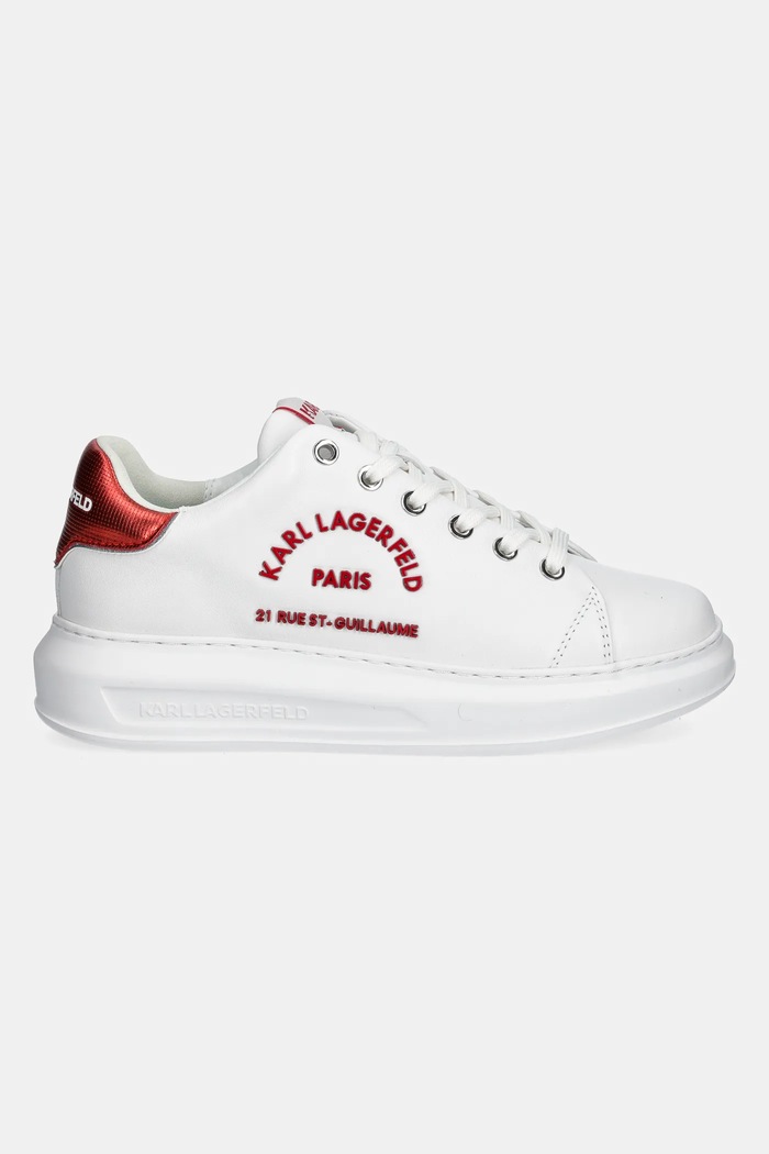 Karl Lagerfeld bőr sportcipő KAPRI KL62539M.01D fehér SS25