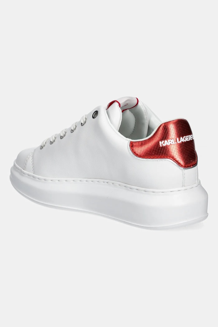 Cipők Karl Lagerfeld bőr sportcipő KAPRI KL62539M.01D fehér