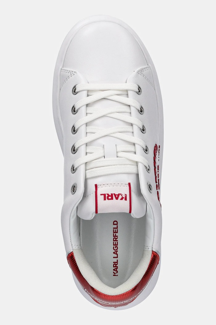 Karl Lagerfeld bőr sportcipő KAPRI fehér KL62539M.01D