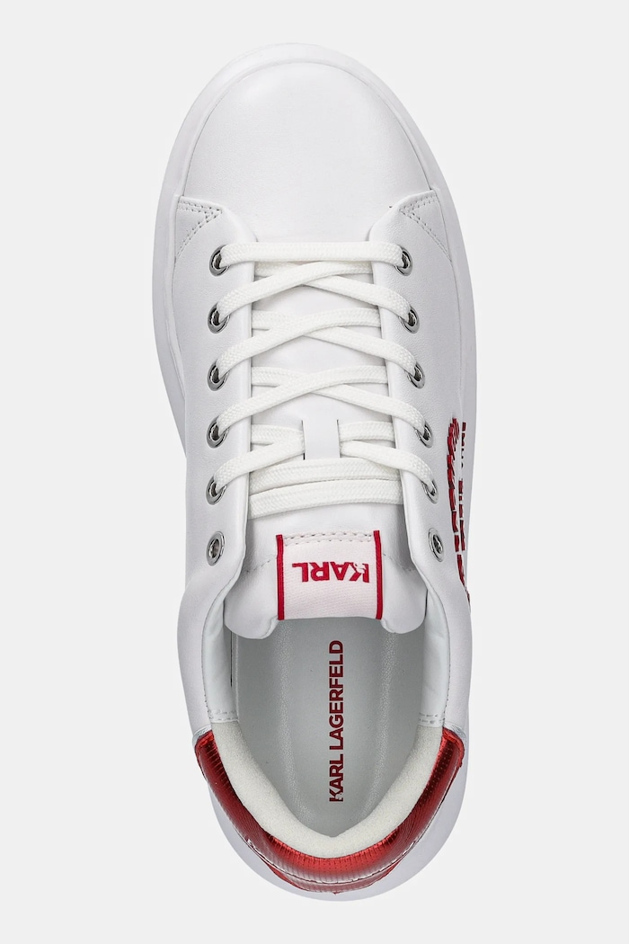 Karl Lagerfeld bőr sportcipő KAPRI fehér KL62539M.01D