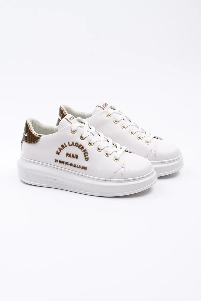 Karl Lagerfeld bőr sportcipő KAPRI KL62539M.01Z fehér SS25