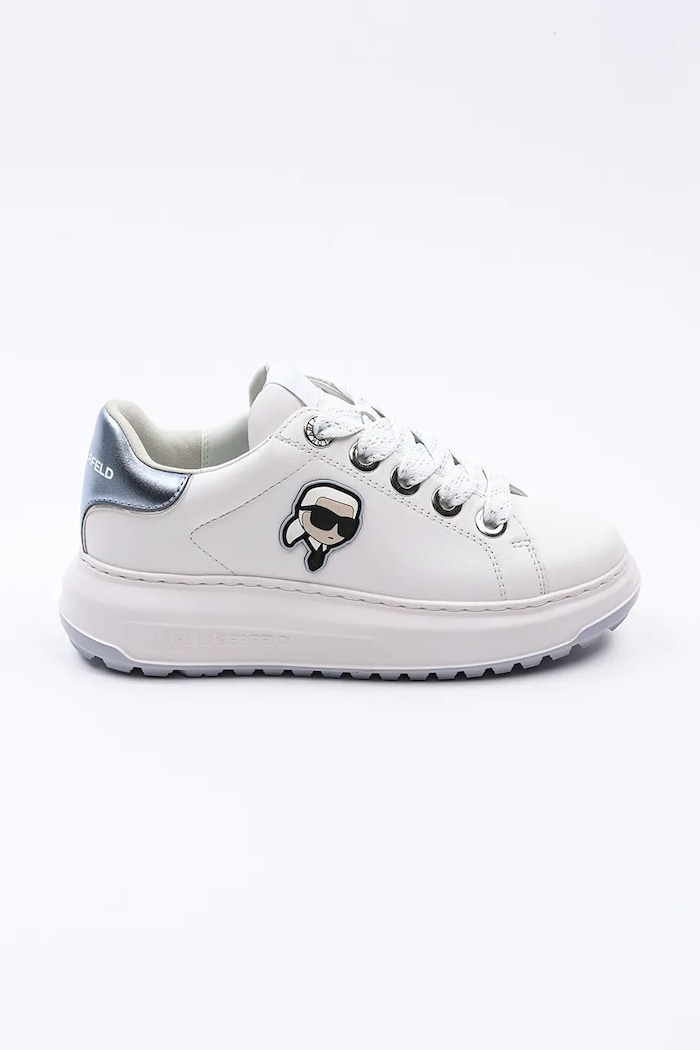 Karl Lagerfeld sneakersy skórzane KAPRI LUG platforma biały KL67530.01B