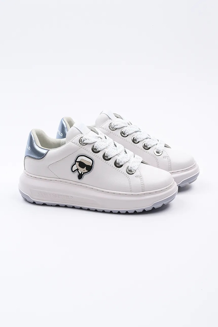Karl Lagerfeld sneakersy skórzane KAPRI LUG KL67530.01B biały SS25