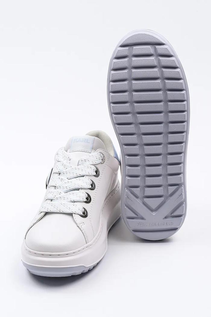 Karl Lagerfeld sneakersy skórzane KAPRI LUG KL67530.01B biały