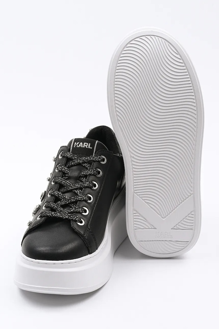 Kožené tenisky Karl Lagerfeld ANAKAPRI KL63525.00S černá