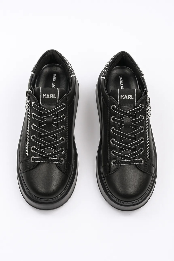 Obuwie Karl Lagerfeld sneakersy skórzane ANAKAPRI KL63527.00X czarny
