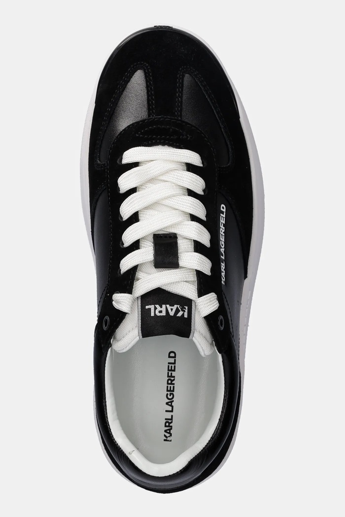 Karl Lagerfeld sneakers in pelle KOBO III nero KL65025.300