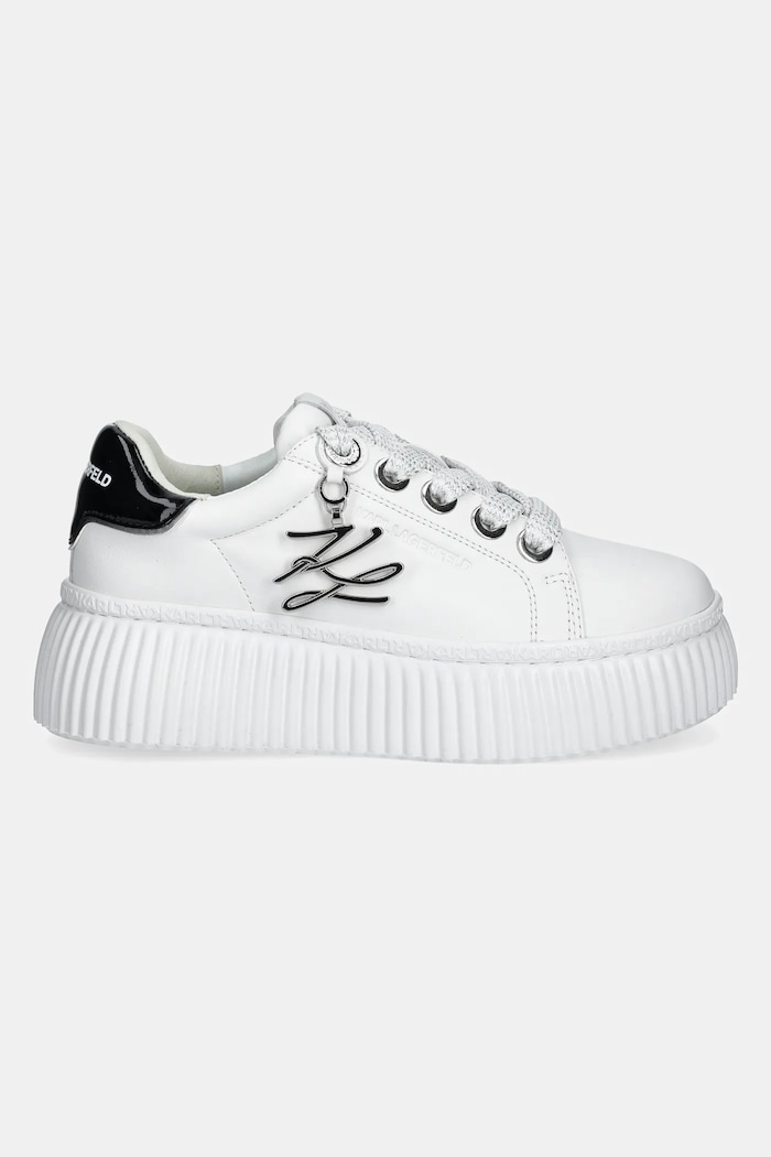 Karl Lagerfeld sneakers din piele KREEPER LO KL42376A.011 alb SS25