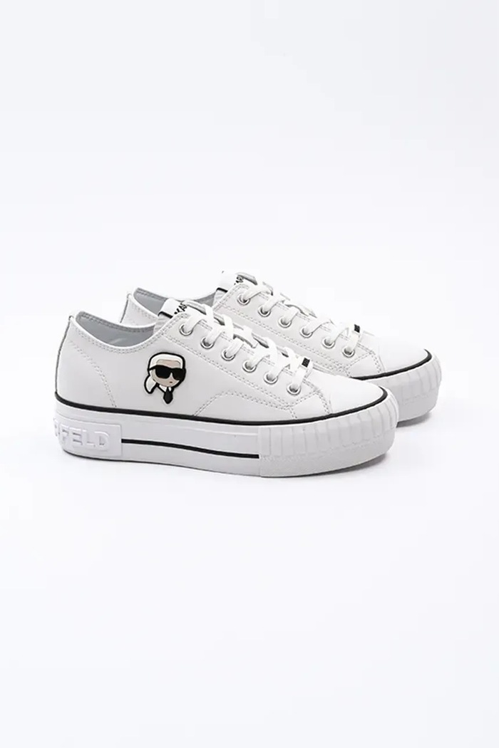 Kožené tenisky Karl Lagerfeld KAMPUS MAX NFT KL60425T.011 bílá SS25