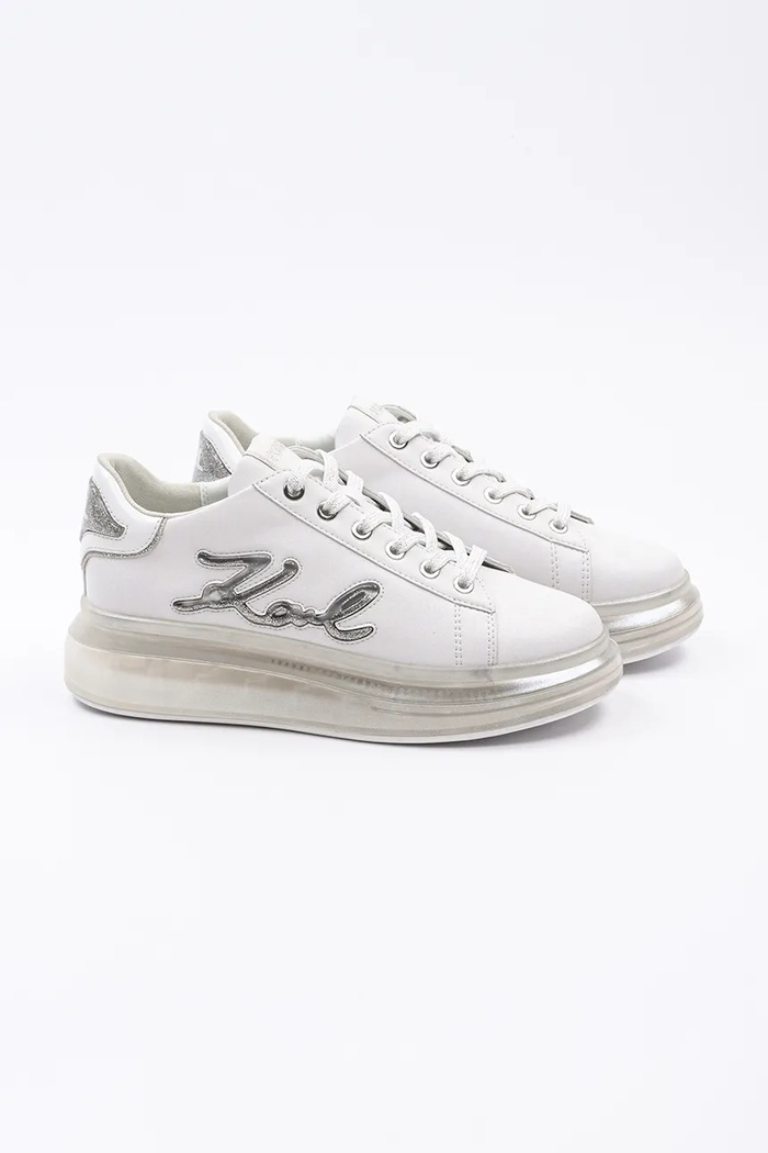 Karl Lagerfeld bőr sportcipő KAPRI KUSHION KL62610H.01S fehér SS25