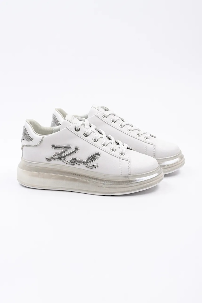 Karl Lagerfeld bőr sportcipő KAPRI KUSHION KL62610H.01S fehér SS25