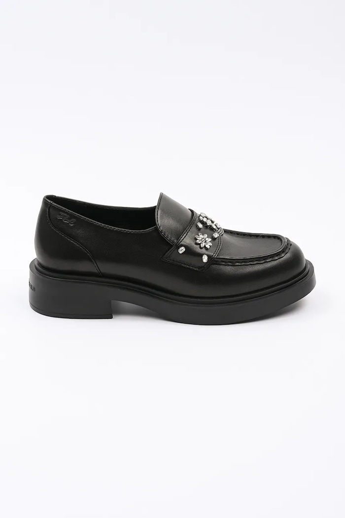 Karl Lagerfeld bőr mokaszin MACIE nappa bőr fekete KL41215.00S