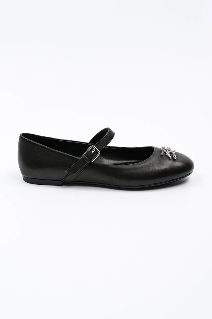 Karl Lagerfeld balerini de piele KARO negru KL40121S.000
