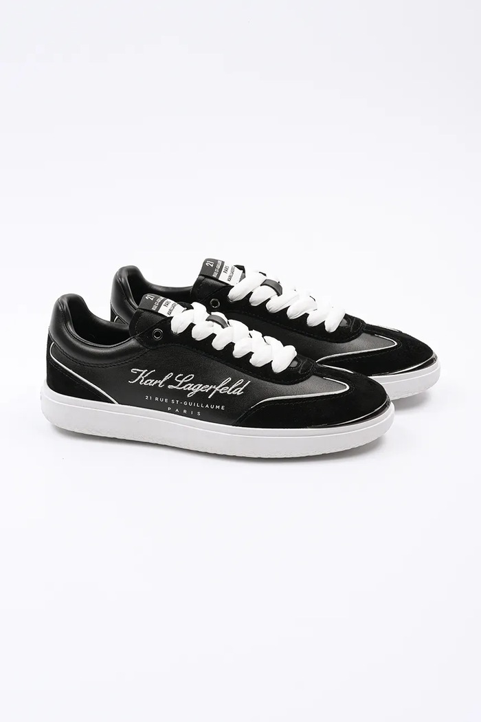 Δερμάτινα sneakers Karl Lagerfeld ATLAS KL63822.300 μαύρο SS25