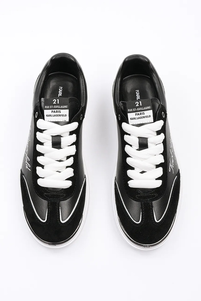 Δερμάτινα sneakers Karl Lagerfeld ATLAS KL63822.300 μαύρο