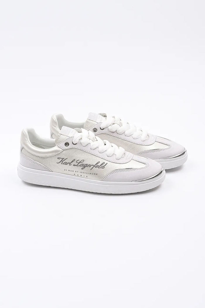 Karl Lagerfeld sneakers din piele ATLAS KL63822.311 alb SS25