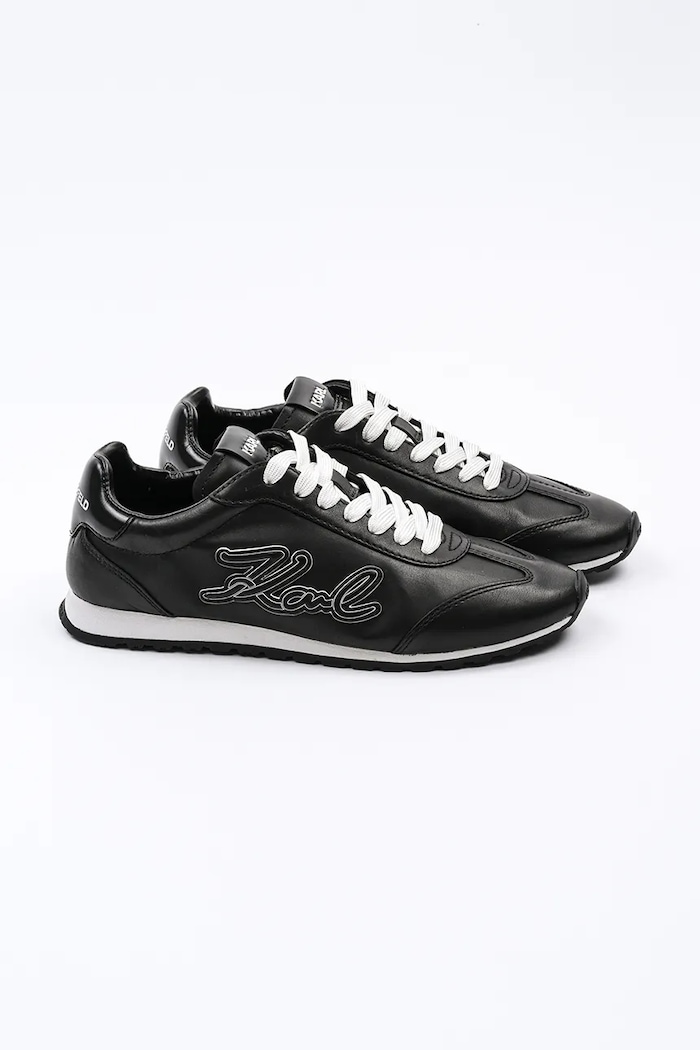 Кожени маратонки Karl Lagerfeld VENUS KL65911A.000 черен SS25