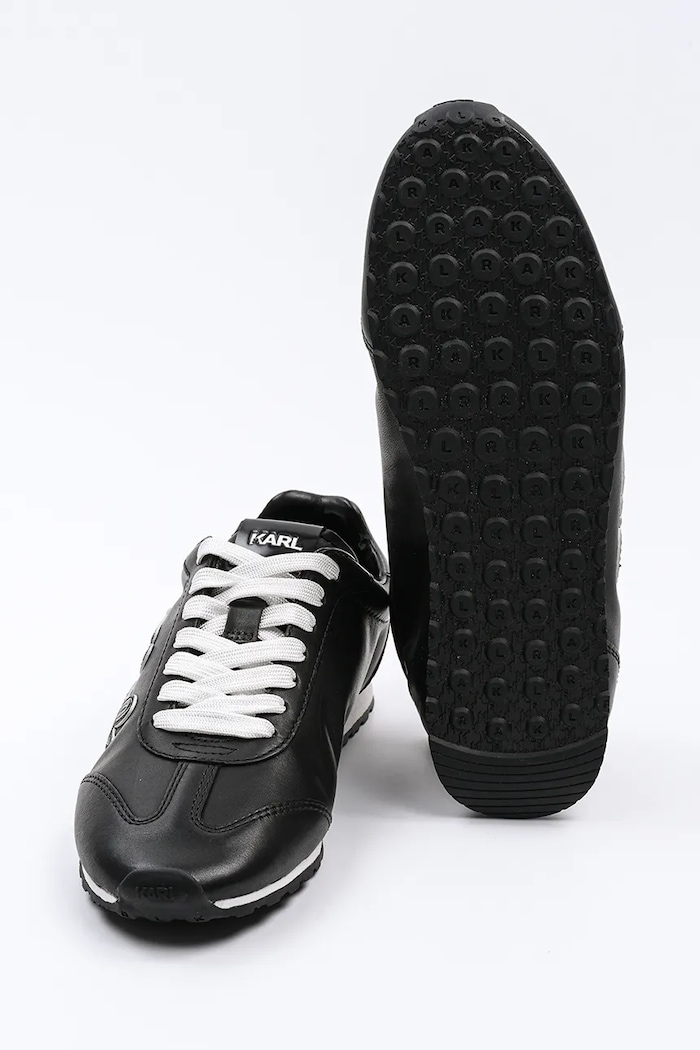 Кожени маратонки Karl Lagerfeld VENUS черен KL65911A.000
